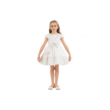 Rochita Eleganta cu Gentuta -  - pentru Fetite - cu Model Brodat - 33315