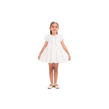 Rochita -  eleganta - cu perlute - 33217 - Alba -