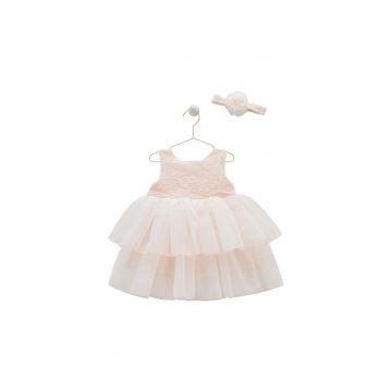Rochita Eleganta cu Tulle -  Bentita Asortata - ELB7899