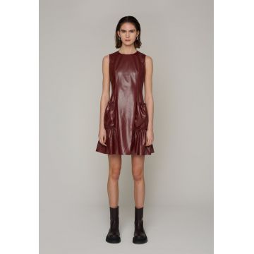 Rochie scurta de piele ecologica Nellie