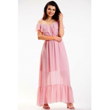 Lunga Rochie Fara maneca A573