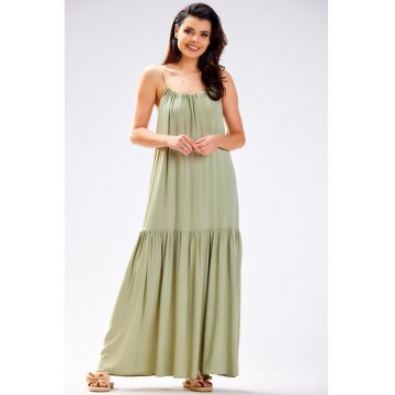 Lunga Rochie Fara maneca A582