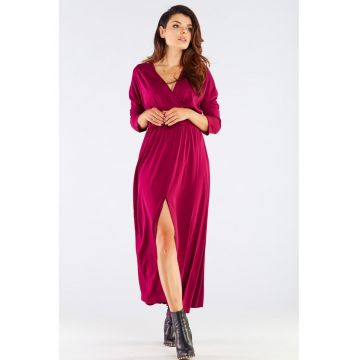 Midi Rochie Maneca lunga - Casual - Viscoza A454