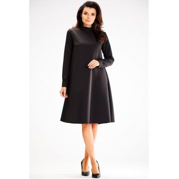 Midi Rochie Maneca lunga - in A A599