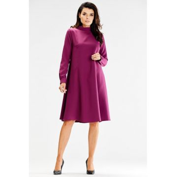 Midi Rochie Maneca lunga - in A A599