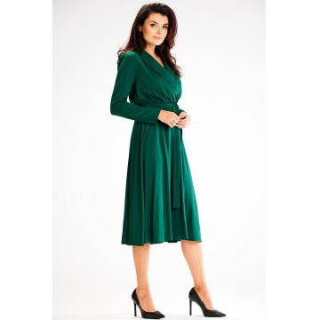 Midi Rochie Maneca lunga - Lejer A604
