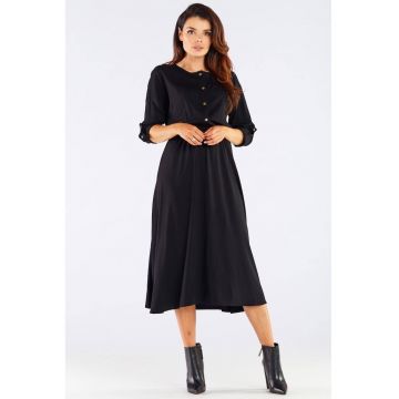Midi Rochie Maneca trei sferturi A452