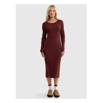 Rochie bodycon Bodinia - Visiniu