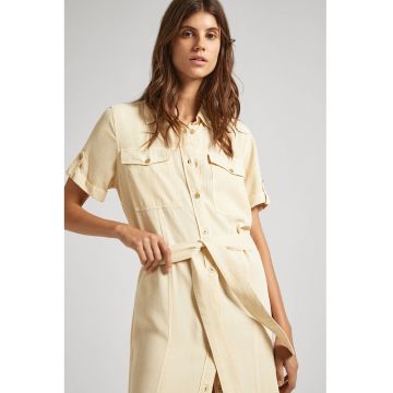 Rochie-camasa midi evazata