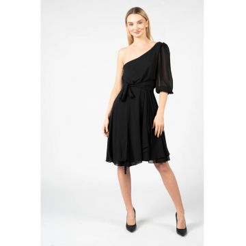 Rochie cu decolteu asimetric - 44
