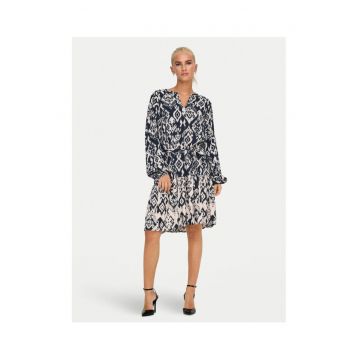 Rochie dama -  304913334 - Viscoza - Negru - Negru