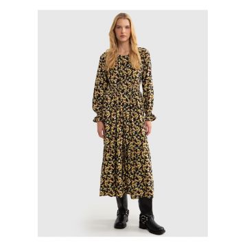 Rochie evazata cu imprimeu floral Tosa - Multicolor
