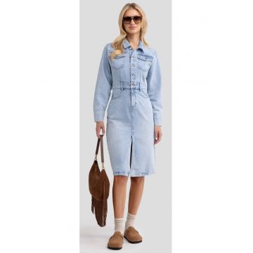 Rochie midi din denim