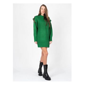 Rochie pulovar cu umeri cazuti -