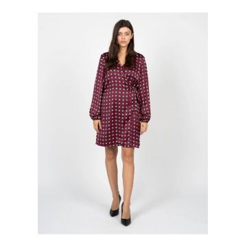 Rochie satinata petrecuta -