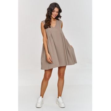 Rochie supradimensionata cu buzunare laterale -