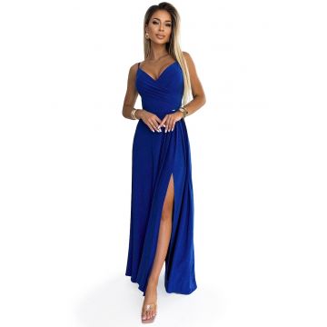 Rochie de seara dama Chiara albastru colt