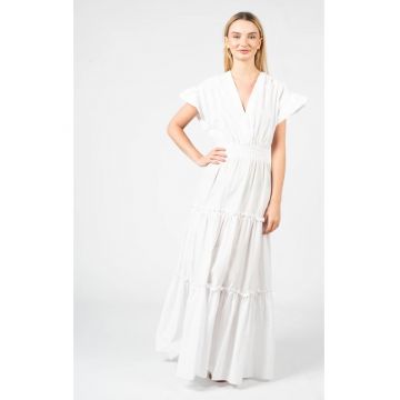 Rochie evazata din poplin - 42