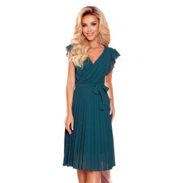 Rochie florala de dama -  Polina - verde