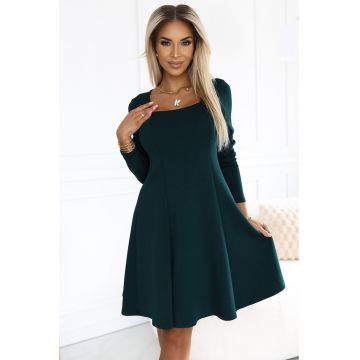 Rochie in forma de A cu maneca lunga -