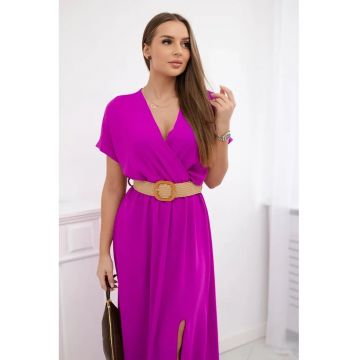 Rochie lunga cu o curea -