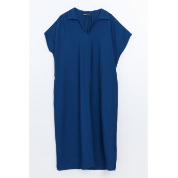 Rochie midi cu decolteu in V