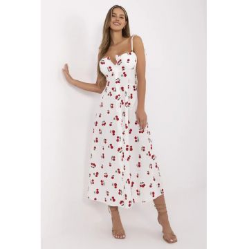 Rochie  poliester - one size - alb