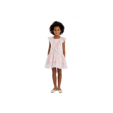 Rochita de Vara Fetite -  - Brodata - cu Volanase - 324703