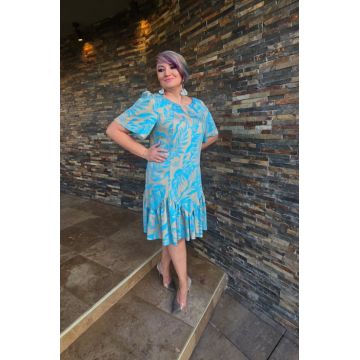 Rochie 2290 vascoza imprimata Fany Lux