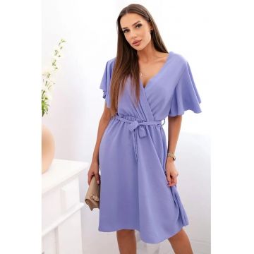 Rochie cu cordon in talie -