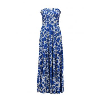 Rochie cu segment cu insertie elastica - fara maneci