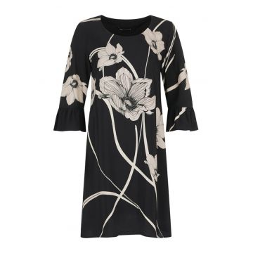 Rochie dreapta cu imprimeu floral