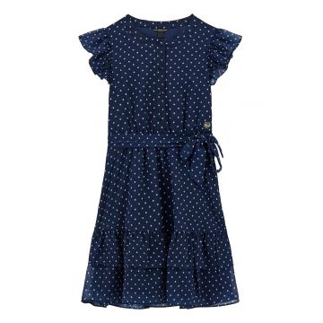 Rochie evazata cu buline
