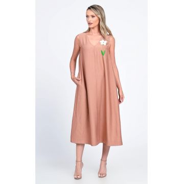 Rochie lejera cu decolteu in V V323P