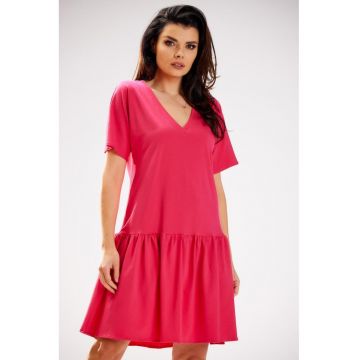 Rochie lejera - cu volane -