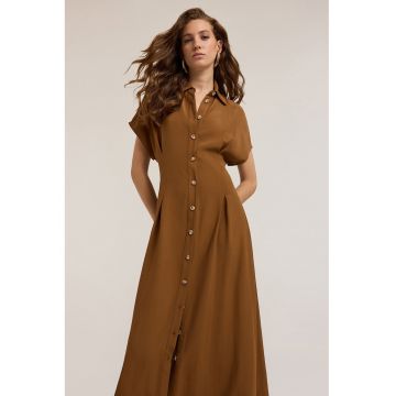 Rochie lunga cu croiala dreapta