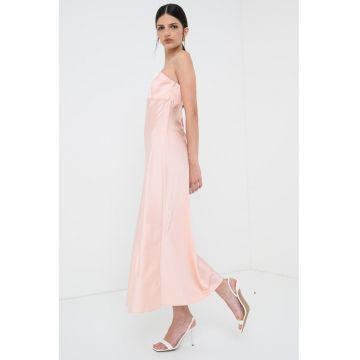 Rochie lunga de satin