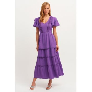 Rochie lunga stratificata