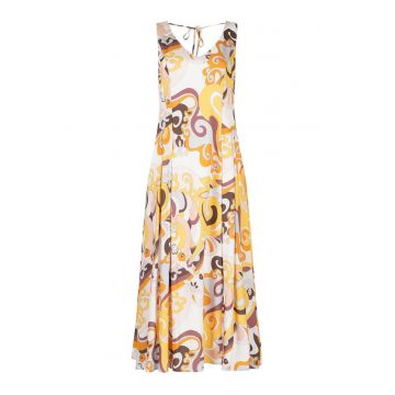 Rochie maxi cu motive baroce - 3XL