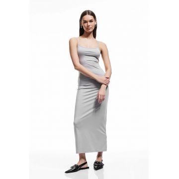 Rochie midi cu bretele ajustabile