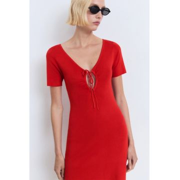 Rochie scurta cu decolteu in V