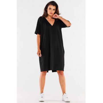 Rochie supradimensionata - cu buzunare -