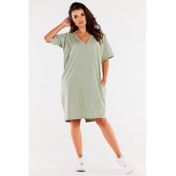 Rochie supradimensionata - cu buzunare -