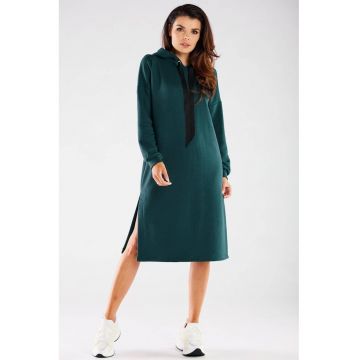 Rochie supradimensionata cu maneci lungi -