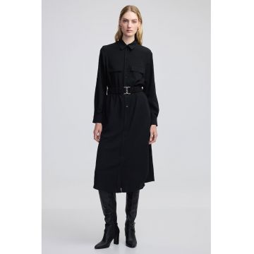 Rochie-camasa cu curea elastica