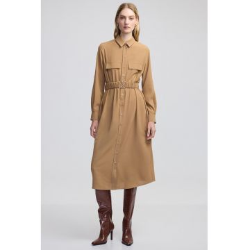 Rochie-camasa cu curea elastica