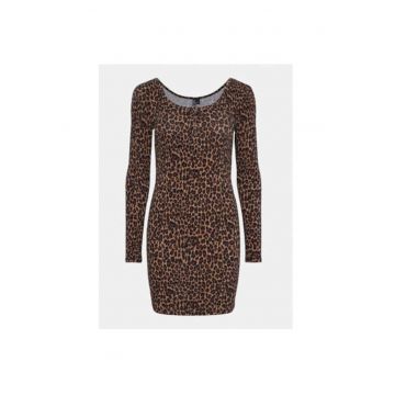 Rochie casual dama -  303435325 - Bumbac - Maro