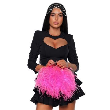 Rochie cu inima si volane