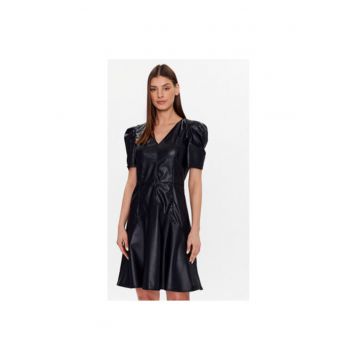 Rochie dama -  301509387 - Piele ecologica - 38 EU - Albastru