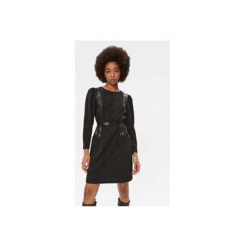 Rochie dama -  303206772 - Poliester/Poliester reciclat - Negru
